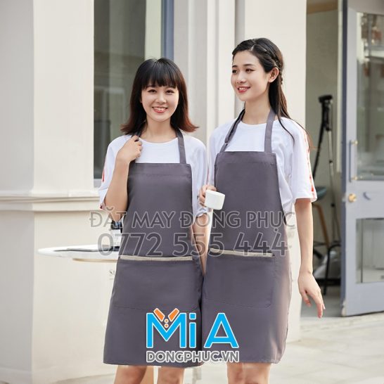 Thêu tạp dề quán ăn gần Cao Bằng