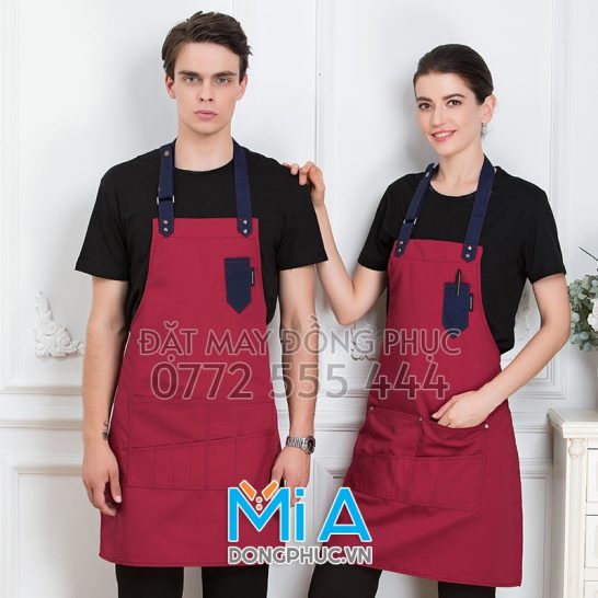 In tạp dề phục vụ gần Hải Phòng