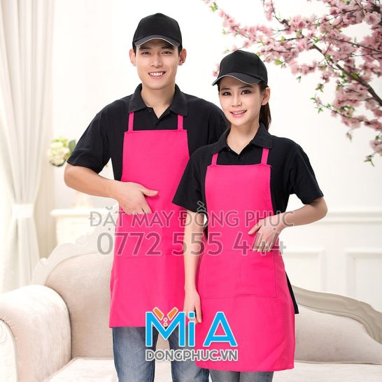 Xưởng thêu tạp dề pha chế ở Vĩnh Long
