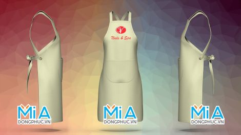 May tạp dề đồng phục nâng tầm phong cách cho tiệm Nails và Spa May tạp dề đồng phục nâng tầm phong cách cho tiệm Nails và Spa