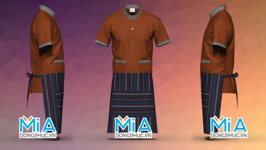 May đồng phục nhà hàng trọn bộ có in thương hiệu May đồng phục nhà hàng trọn bộ có in thương hiệu