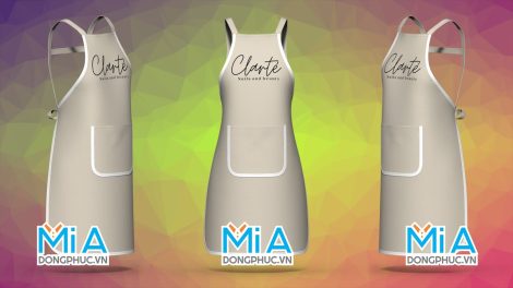 May tạp dề tiệm Clarté Nails and Beauty May tạp dề tiệm Clarté Nails and Beauty