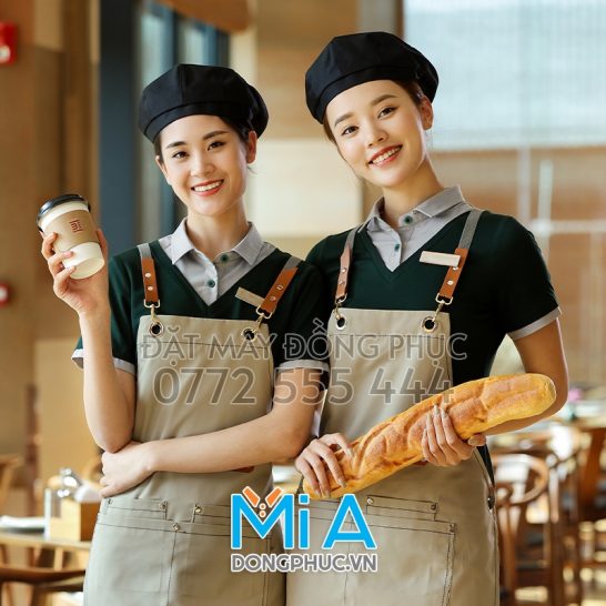 Công ty thêu tạp dề trà sữa tại Ninh Bình