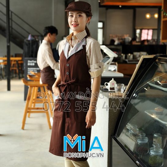 Xưởng thêu tạp dề dài gần Thái Nguyên