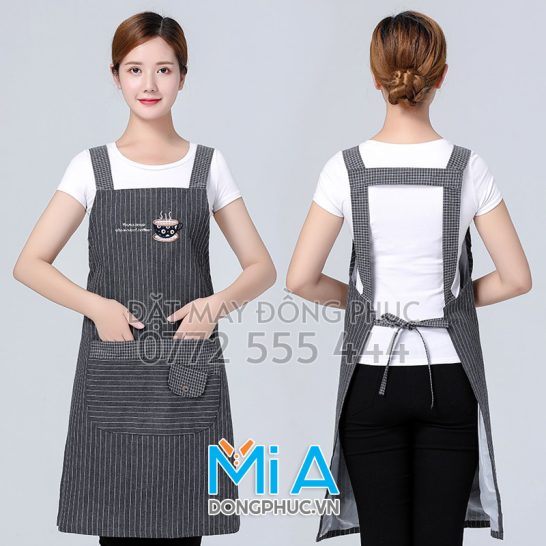 Xưởng thêu tạp dề đeo eo ngay Saigon