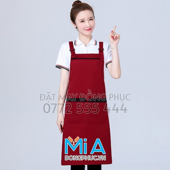 Xưởng thêu tạp dề ngắn tại Long An