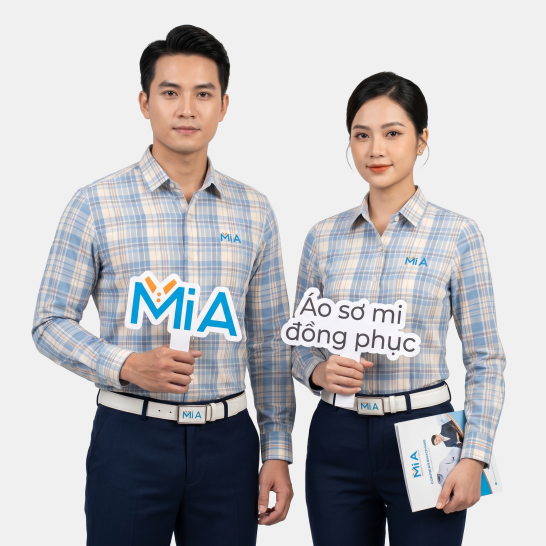 Áo sơ mi đồng phục nam nữ thiết kế theo yêu cầu Áo sơ mi đồng phục nam nữ thiết kế theo yêu cầu