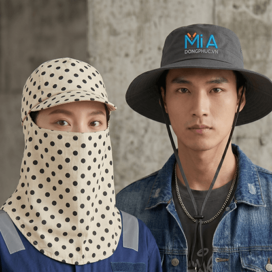 Nón chống nắng và nón tai bèo